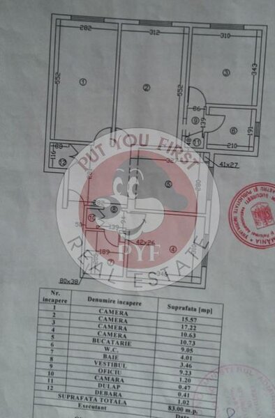 Gorjului | Apartament 4 camere | 85mp | semidecomandat | B9574